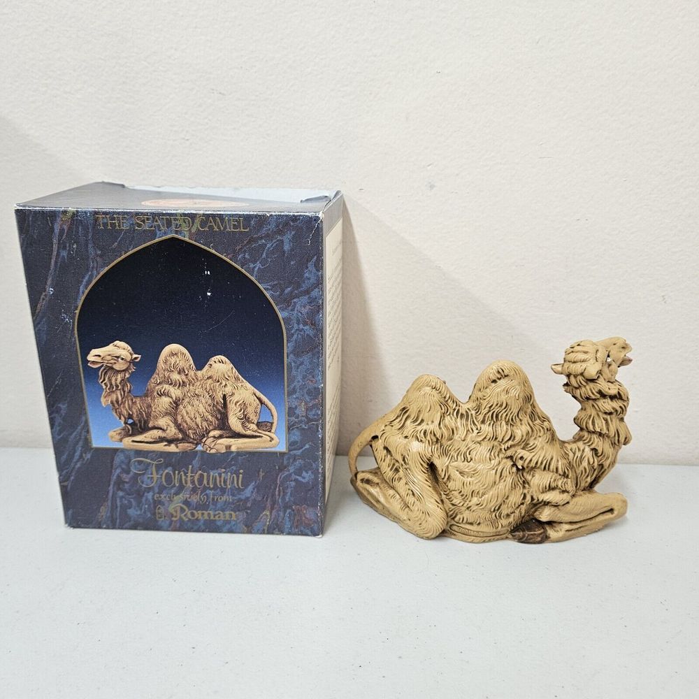 Fontanini 1992 Italy Heirloom 5" Nativity Figure The Seated Camel 52545 Vintage - Picture 8 of 11